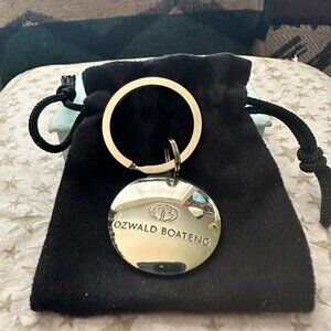 NEW Ozwald Boateng Key Chain with original dusk bag